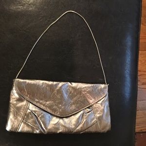 Clutch envelope metallic purse